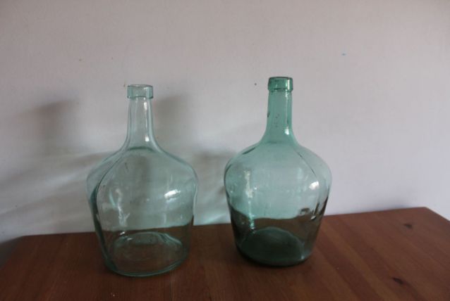 Lot 2 petites Dame Jeanne