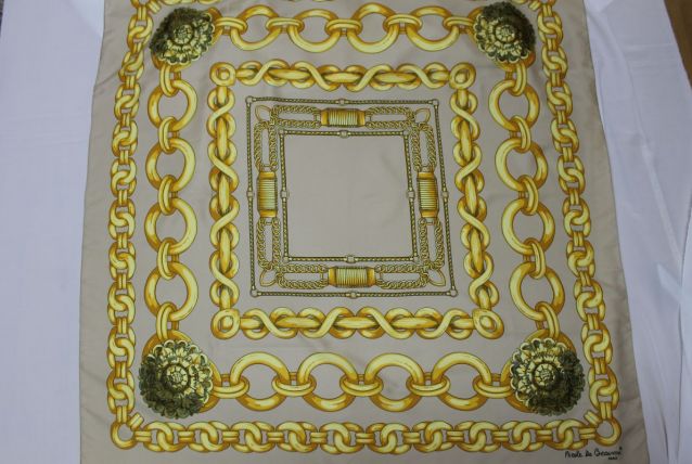 foulard carré Paris Nicole de Beauvoir