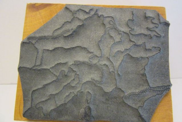 tampon ancien école carte historique Europe