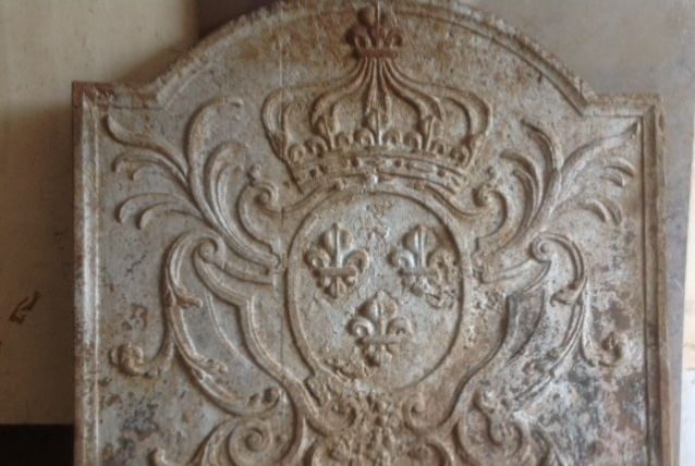 Plaque cheminée fin XIX fin XXeme 