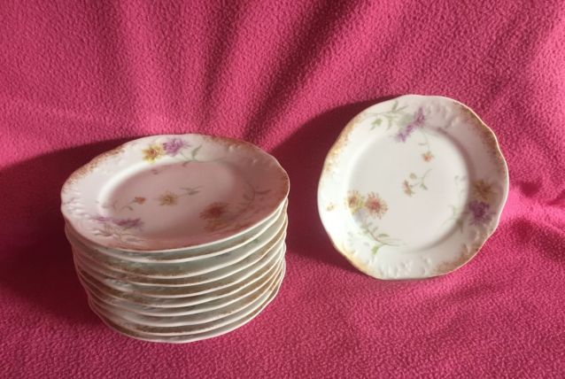 assiettes à dessert porcelaine