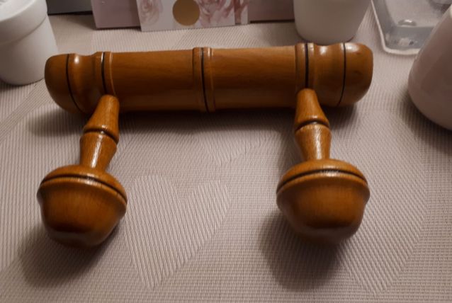 Patère vintage en bois 