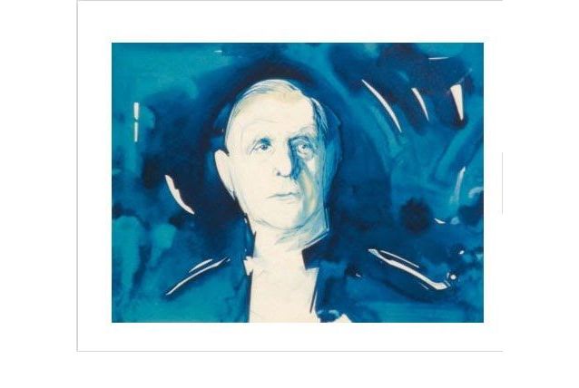 Lithographie de Gaulle