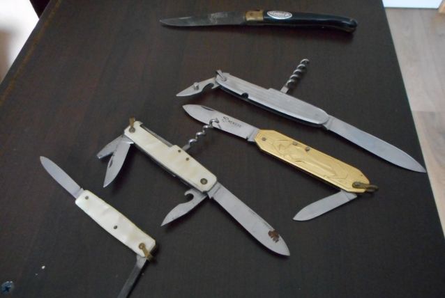 lot couteaux de poche