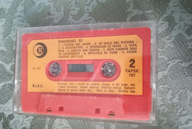 K7 audio - Sanremo 87'
