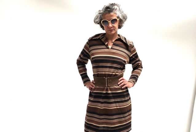 Robe oversize vintage