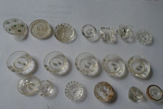 Lot de boutons vintage
