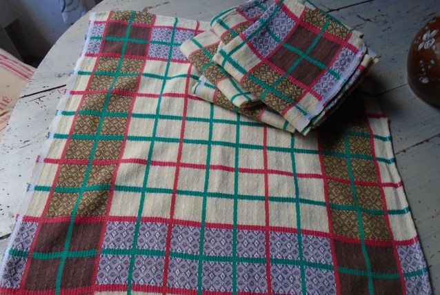 Serviettes de table vintage