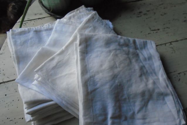 Lot de serviettes/mouchoirs