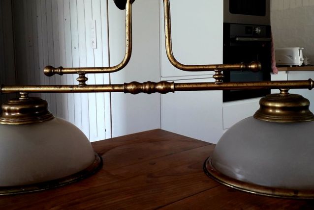 Suspension billard double 