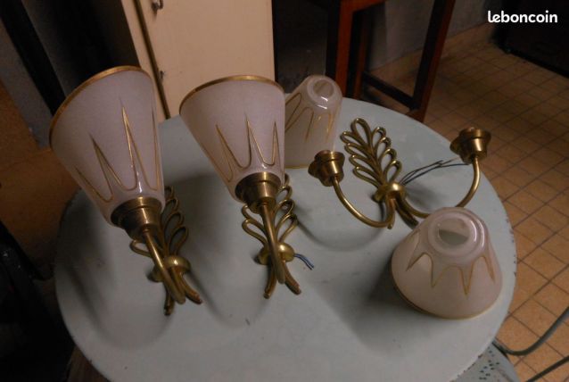 appliques murales 1950