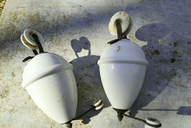 contrepoids porcelaine suspension monte-baisse