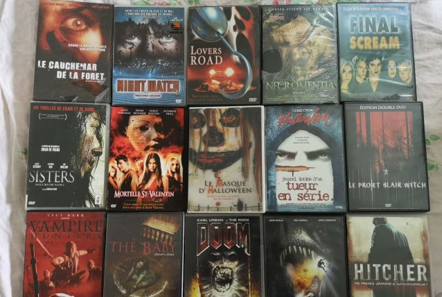 LOT 15 DVD HORREUR dont des  RARES