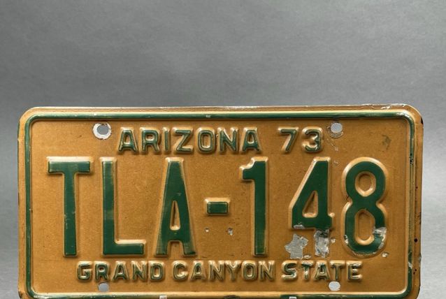 Plaque d'immatriculation USA Arizona