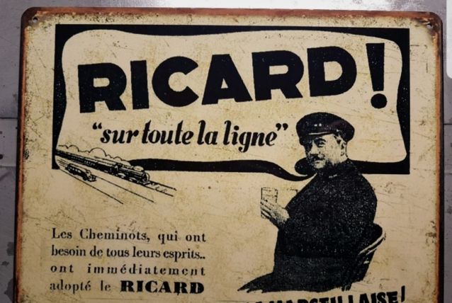 Plaque métal Ricard