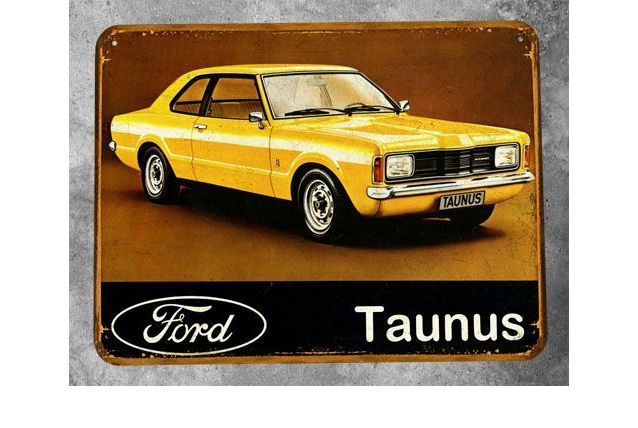 Plaque métal Ford Taunus