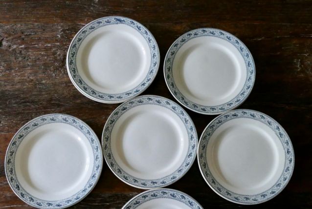 Assiettes terre de fer