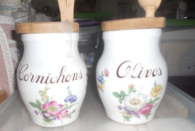 Pots olives cornichons