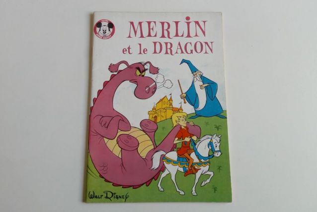 Merlin et le dragon-Walt Disney 1963
