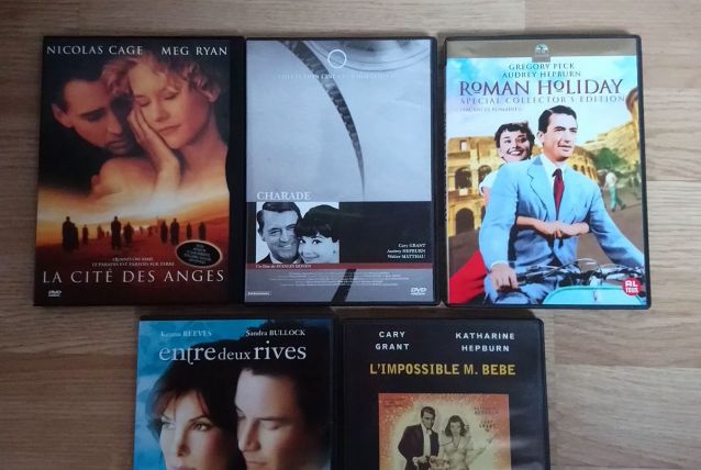 Lot 5 DVD films romantiques