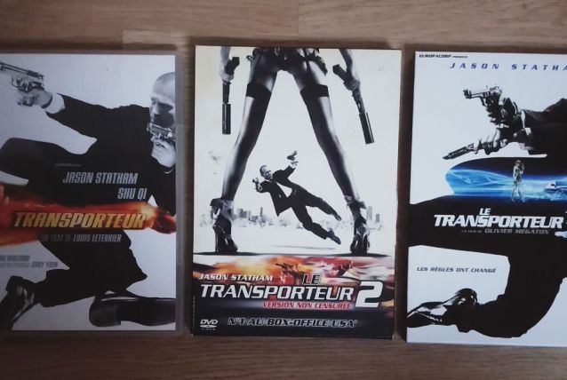 Trilogie "Le transporteur" en DVD