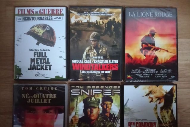 Lot 6 DVD "Films de guerre" 2