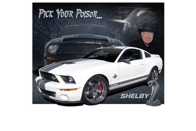 Plaque métal Ford Mustang Shelby