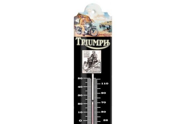 Thermomètre métal Triumph