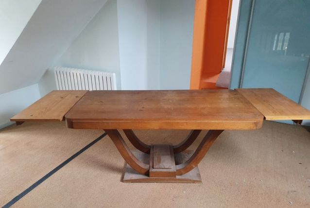  Table en chêne massif VINTAGE