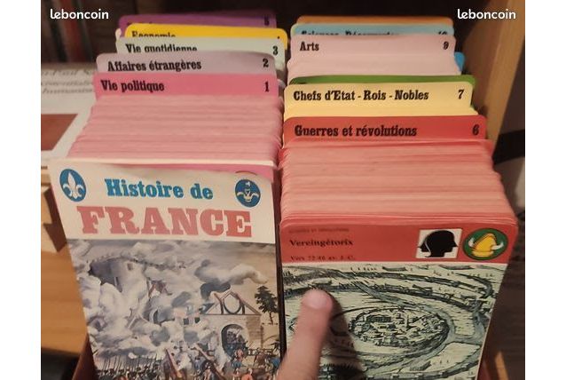 Collection de fiches "Histoire de France"