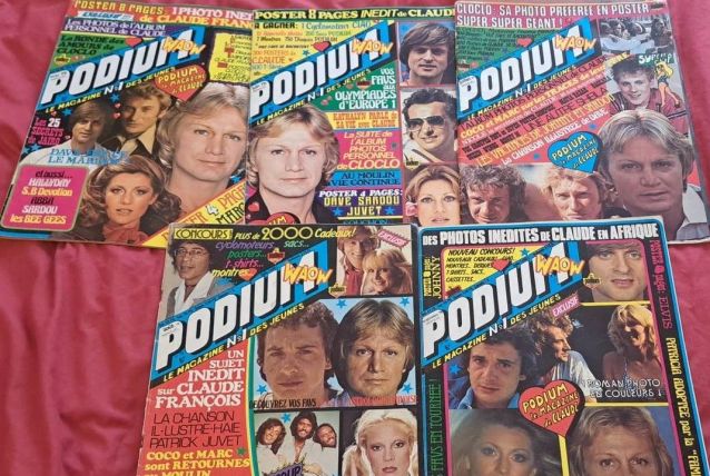 MAGAZINES PODIUM ANNEE 1978