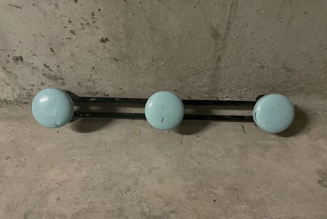 Patère 3 boules années 50