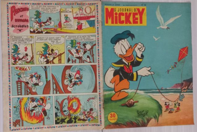 BD Journal de Mickey n° 66 année 1953