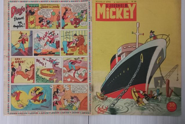 BD Journal de Mickey n° 68 année 1953