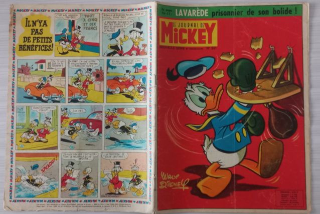 BD Journal de Mickey n° 591 année 1963