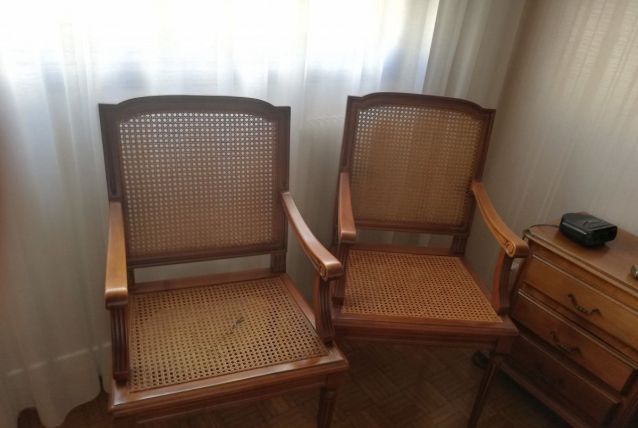 2 fauteuils cannés